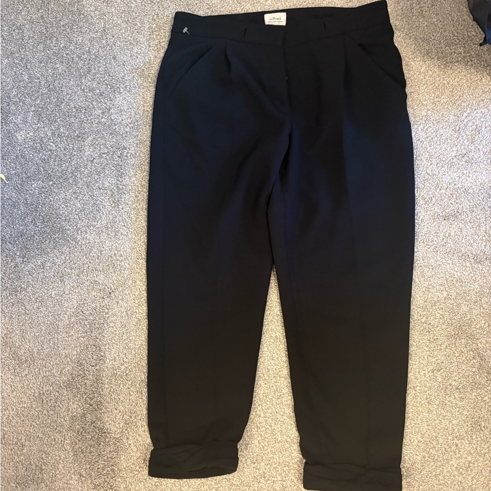 Wilfred Allant Pants Black Sz 6 Trouser